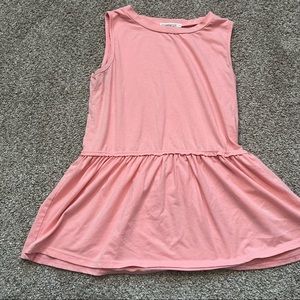 Pink Peplum Top